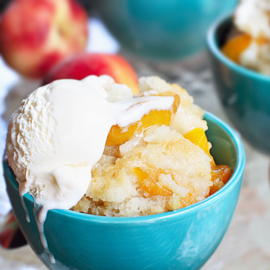 One Cup Peach Cobbler Recipe Grit